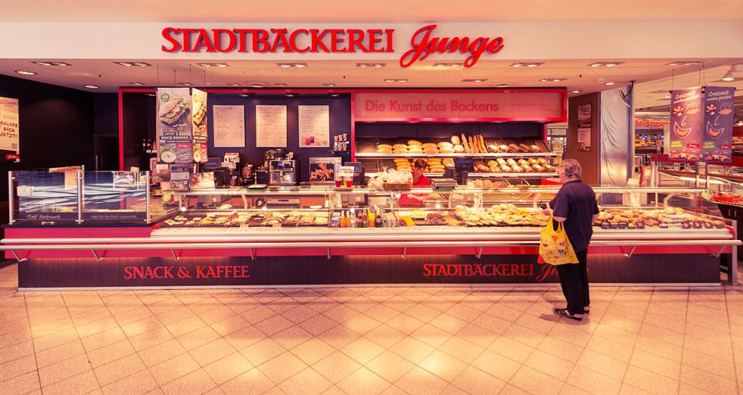 Junge Die Bäckerei.